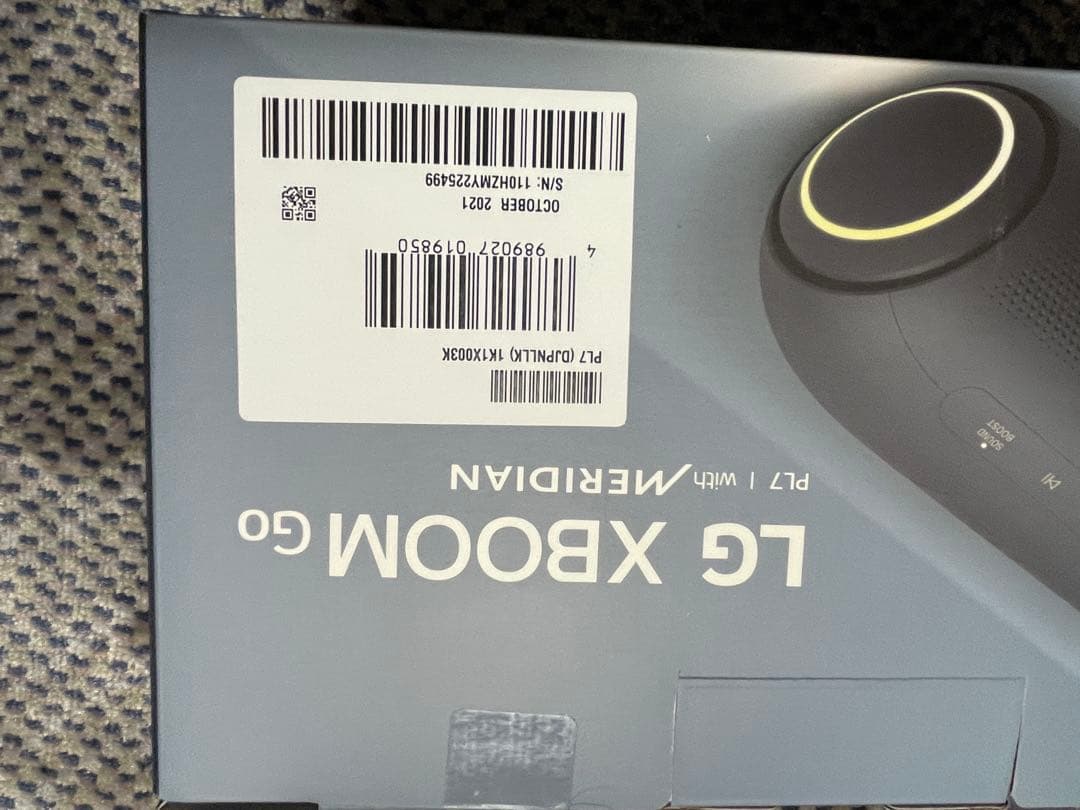 LG XBOOM GO ワイヤレススピーカー グレー