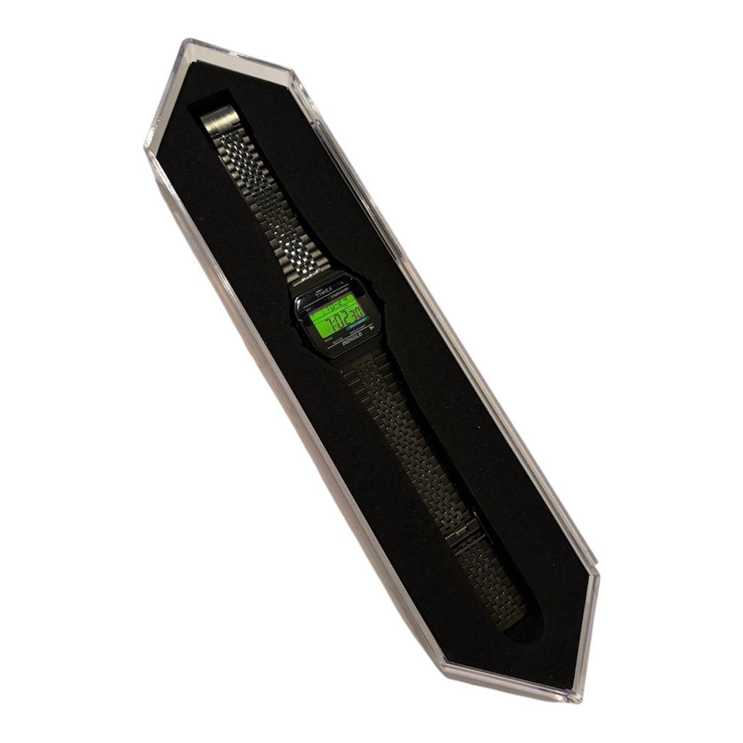 TIMEX×WINDANDSEA腕時計CLASSICDIGITALBLACK