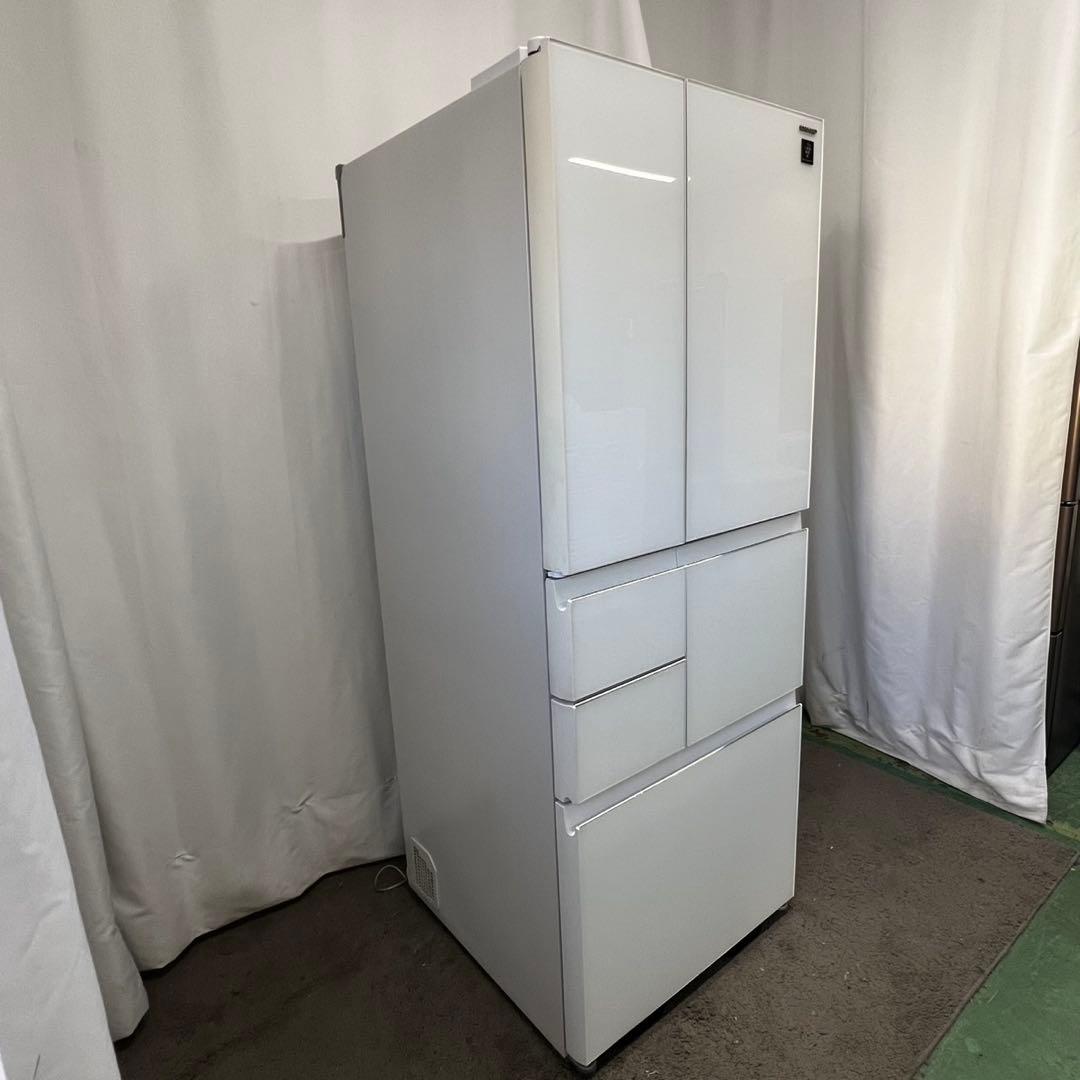 ★132　冷蔵庫　シャープ　400ℓ-500ℓ　両開き　白　安い　中古　設置無料