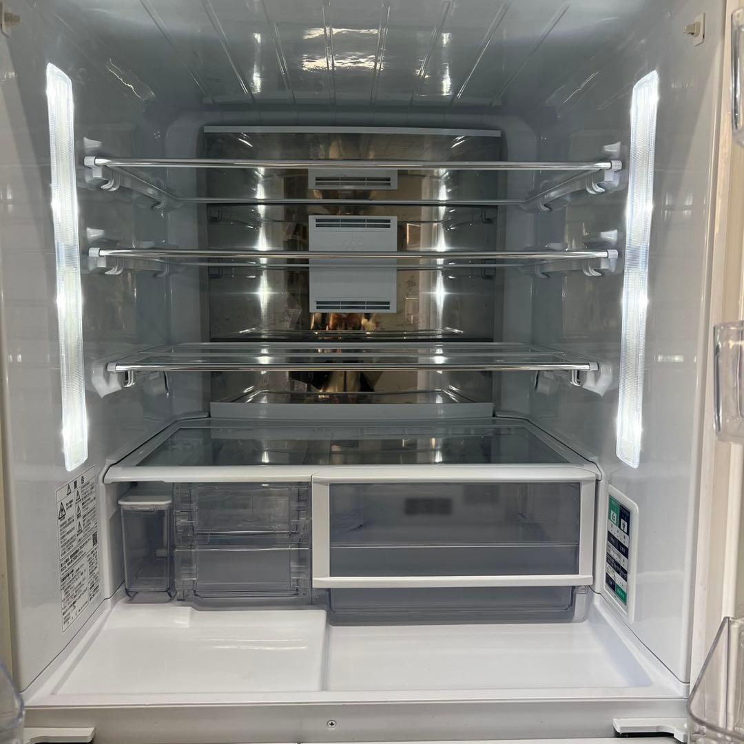 ★132　冷蔵庫　シャープ　400ℓ-500ℓ　両開き　白　安い　中古　設置無料