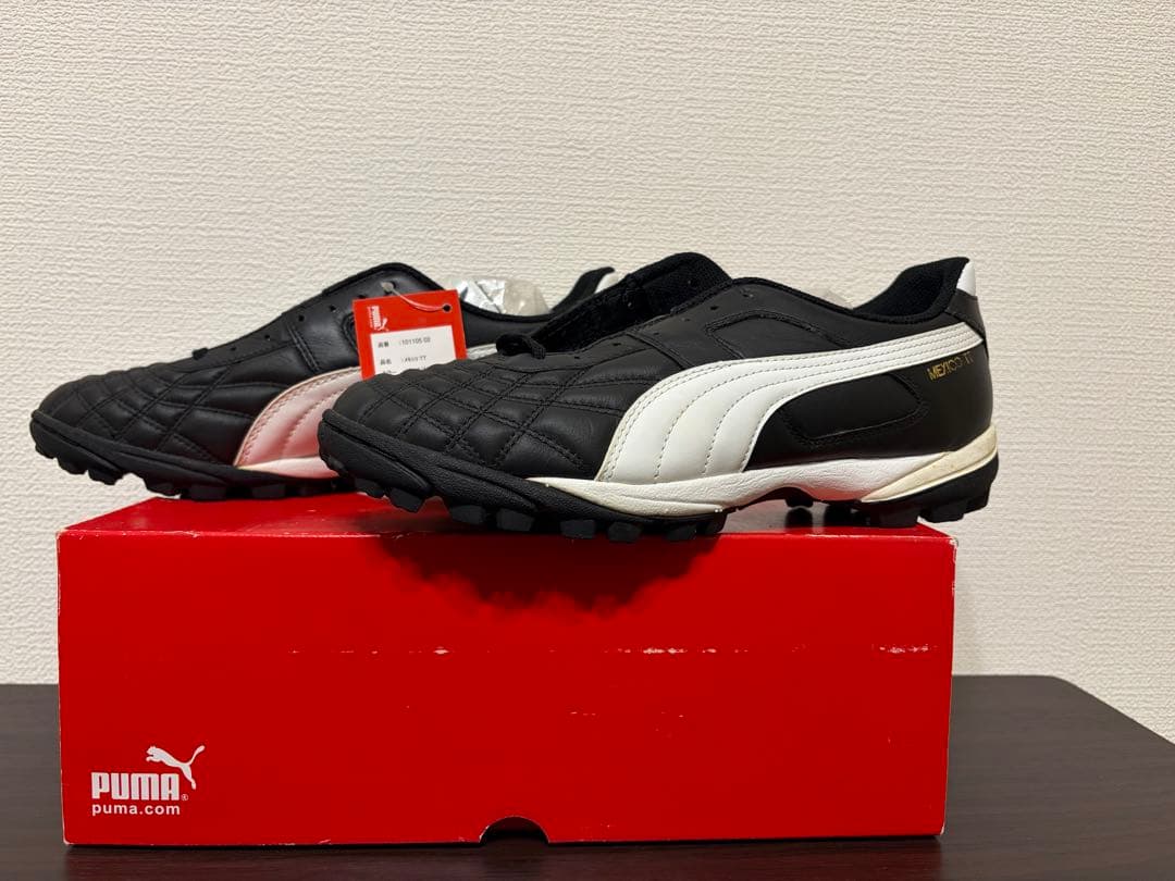 PUMA メキシコTT サッカーシューズ ブラック/ホワイト