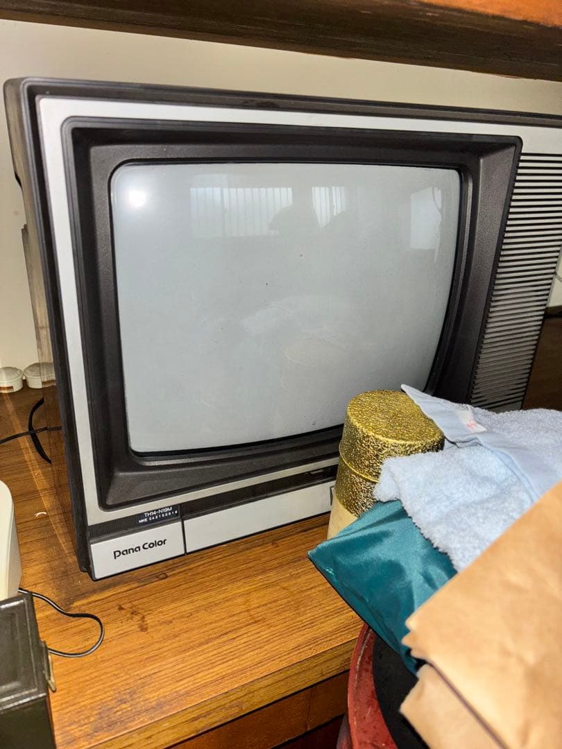 ブラウン管テレビ 昭和 レトロ 木目調 昔 懐かしい テレビ 家電