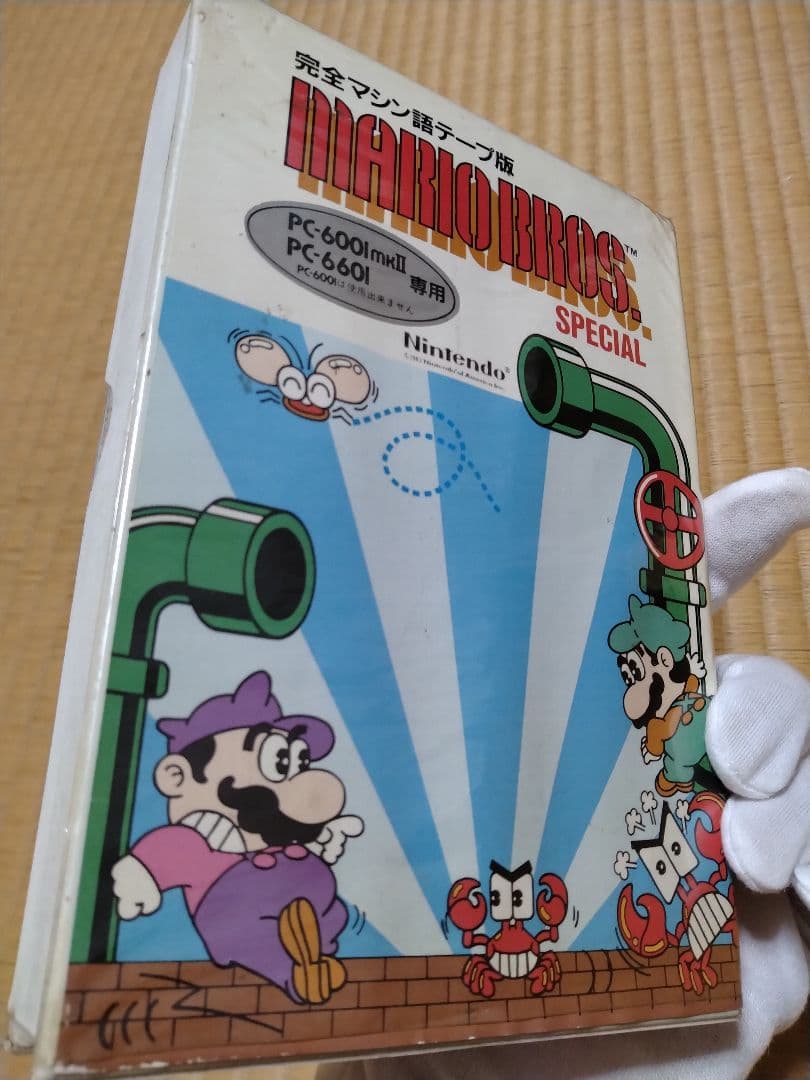 マリオブラザーズ スペシャル　PC-6001mkⅡ　ハドソン　任天堂　mk2