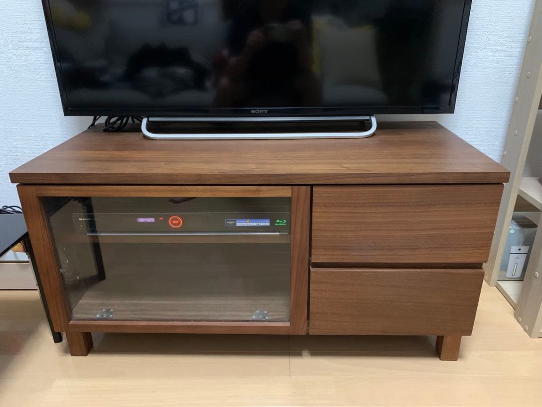 【無印良品】 テレビ台 90cm ウォールナット材