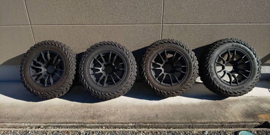 RAYS グラムライツ 57XR-X 横浜GEOLANDAR M/T 引取り限定