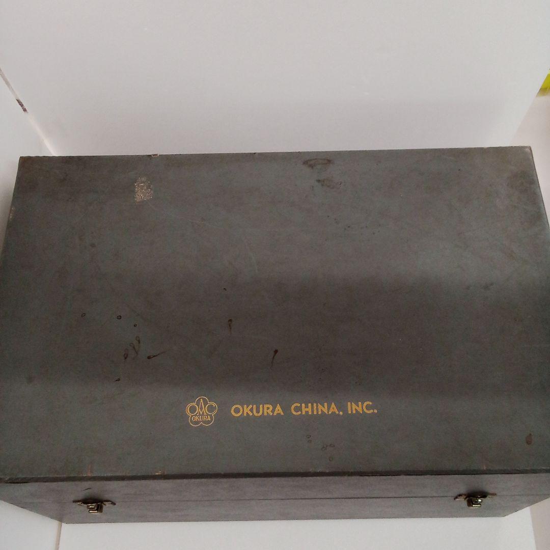 (キラ)　大倉陶園　花瓶 ぶどう模様 金色