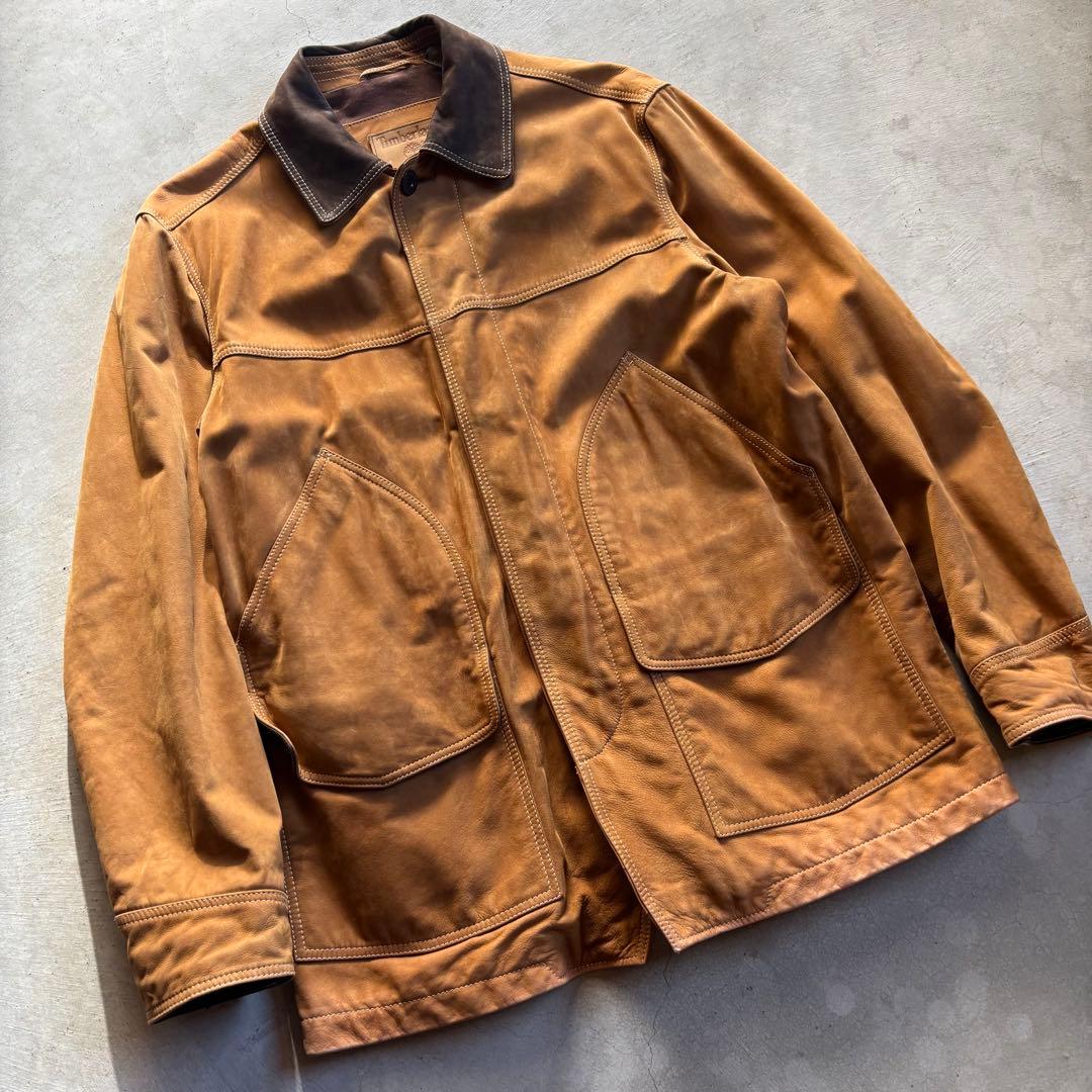ティンバーランドTimberland レザーハンティングジャケット