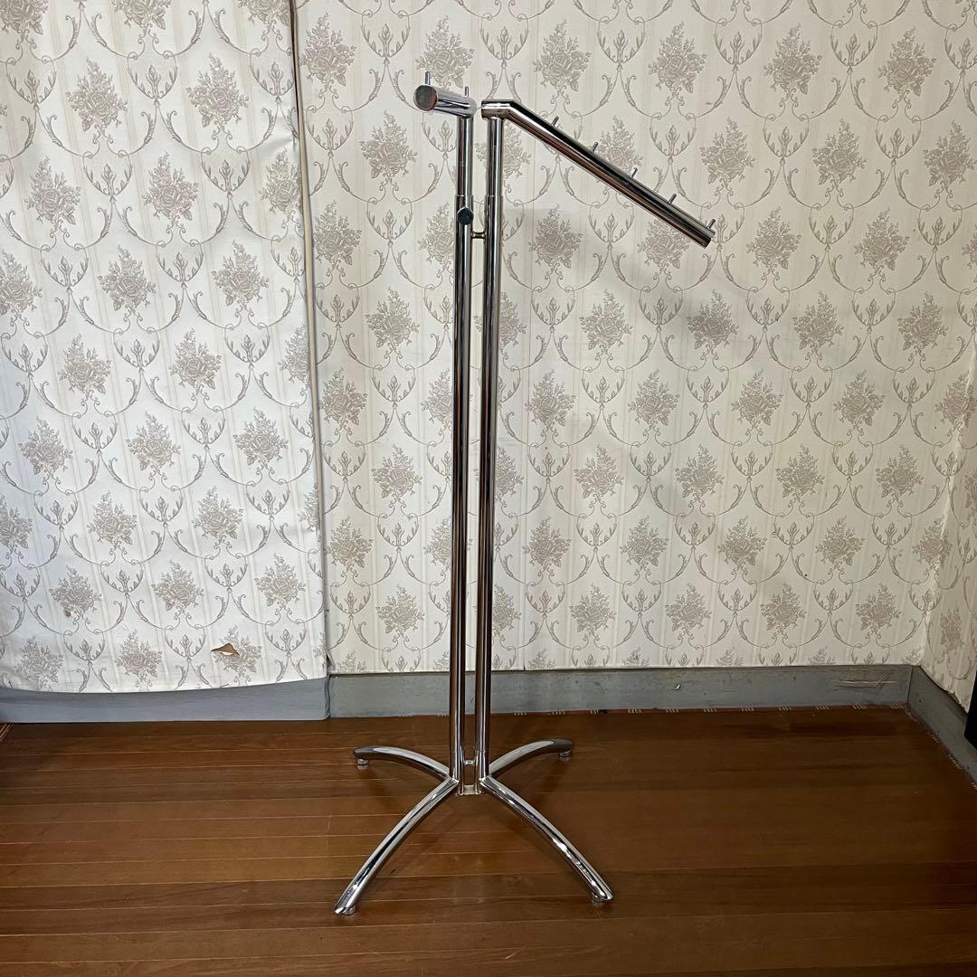 【アンティーク】アイアン ハンガーラック 2方向 店舗什器 インダストリアル