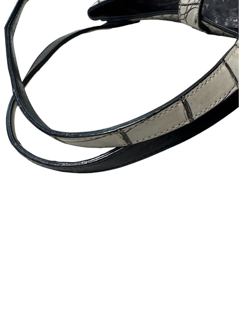 CROIXROYA クロワロワイヤル JRAクロコダイル　ハンドバッグ