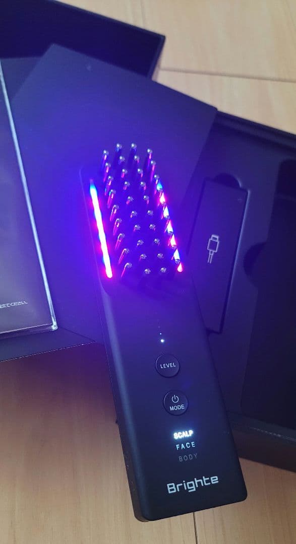 【美品】Brighte　ブライト エレキブラシプラス（ELEKI BRUSH+）