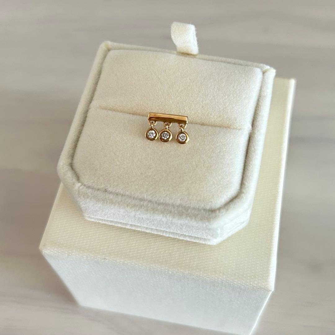 hirotaka ヒロタカ 3ダイヤモンドピアス