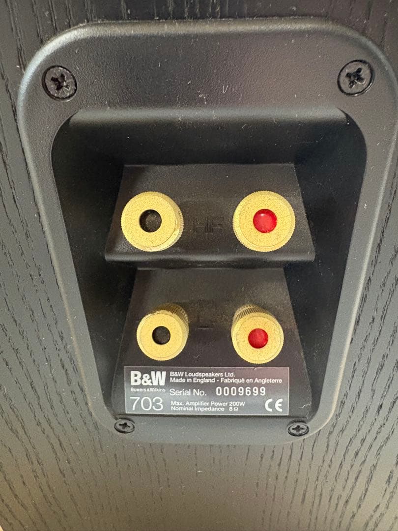 1080　Bowers&Wilkins 703 スピーカー