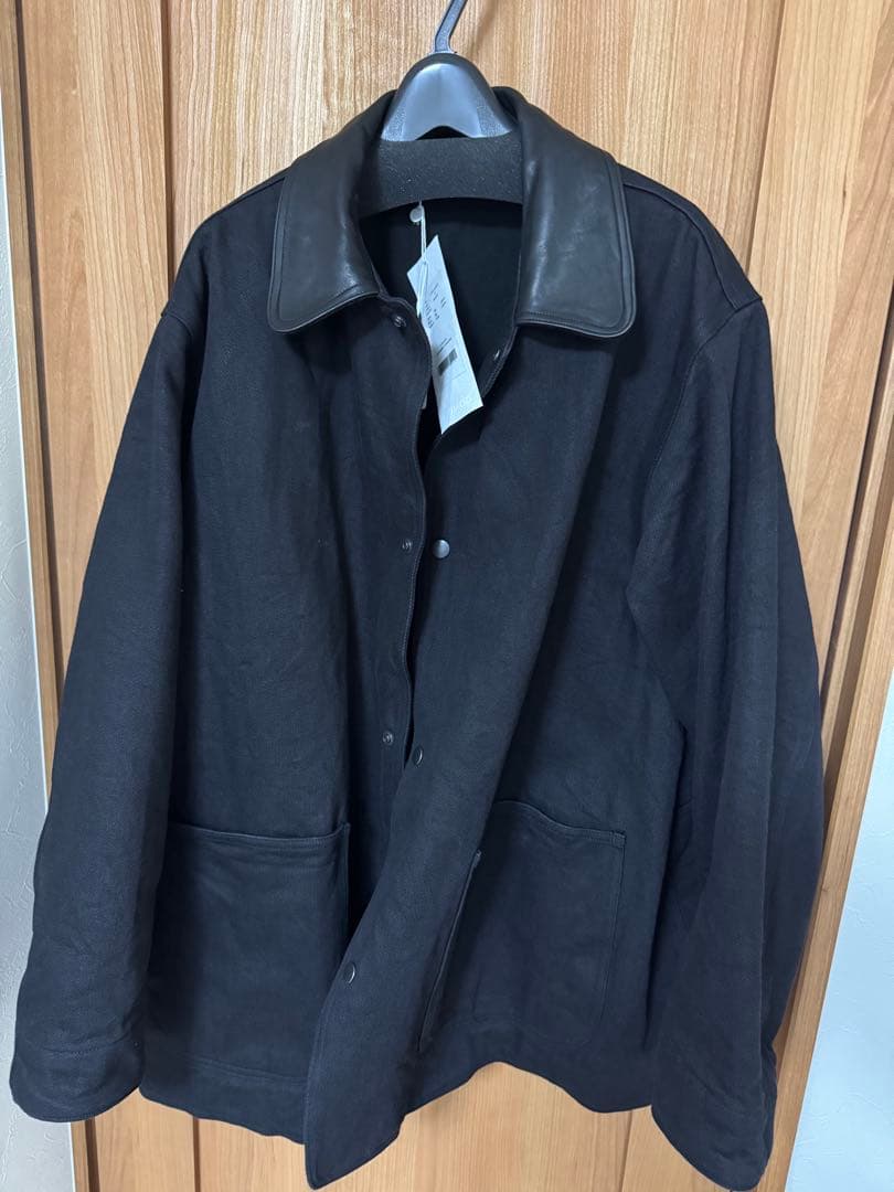 25aw comoli デニムレザーワークジャケット 2