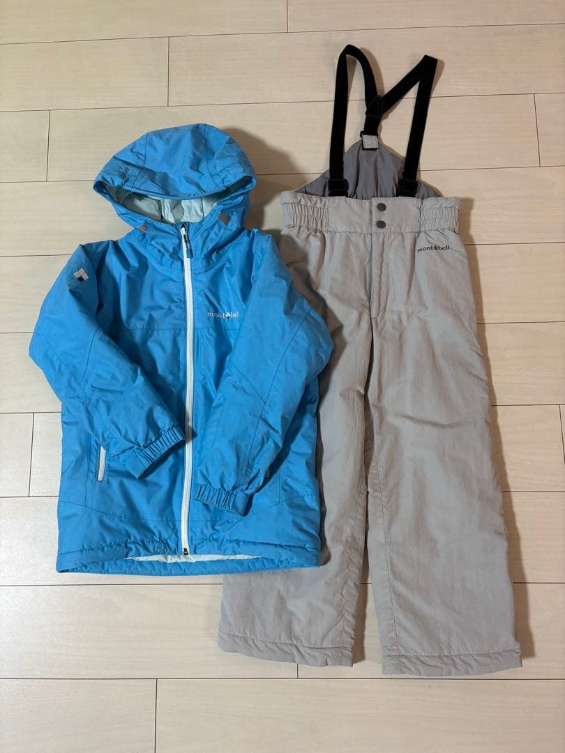 mont-bell 子ども用スキーウェア セット Kid's 130
