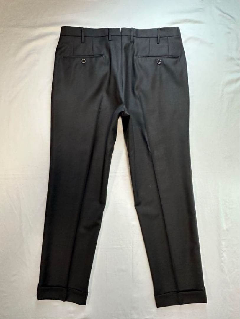 【美品クリーニング済】【発送日注意】INCOTEXブラウンウールスラックス48