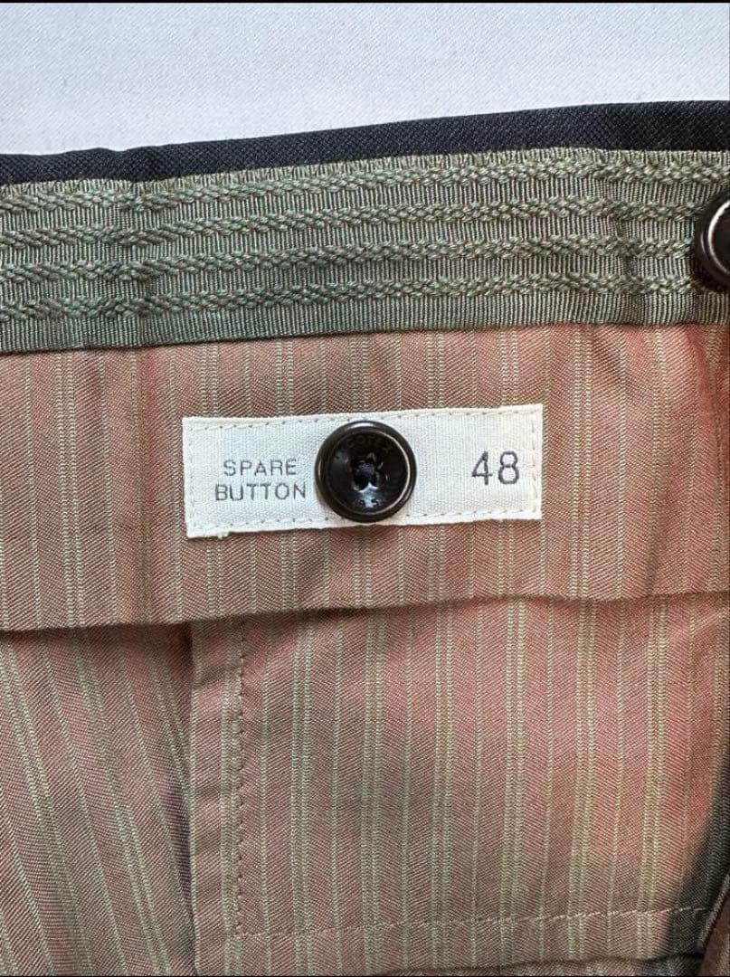 【美品クリーニング済】【発送日注意】INCOTEXブラウンウールスラックス48