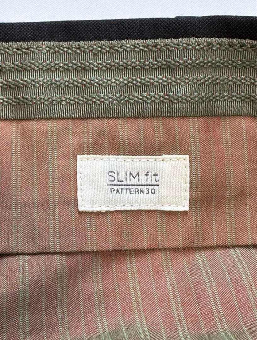 【美品クリーニング済】【発送日注意】INCOTEXブラウンウールスラックス48