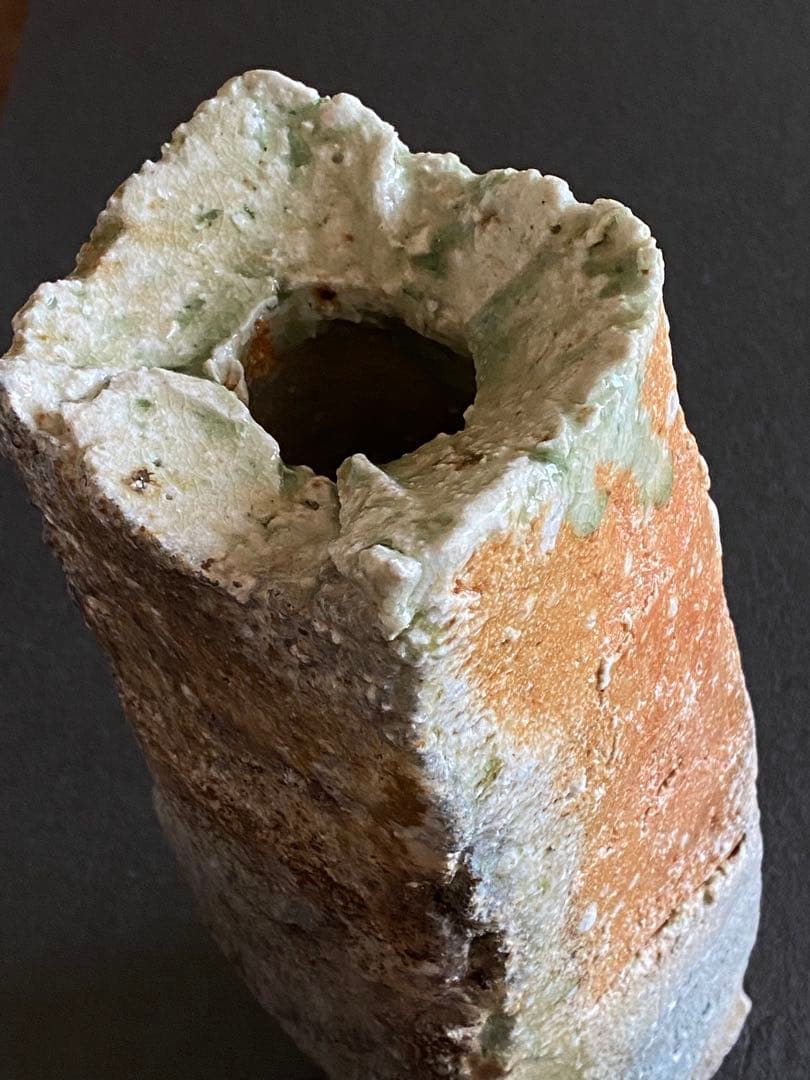 信楽焼　花瓶　花器　花入　井村侊生　　#3405