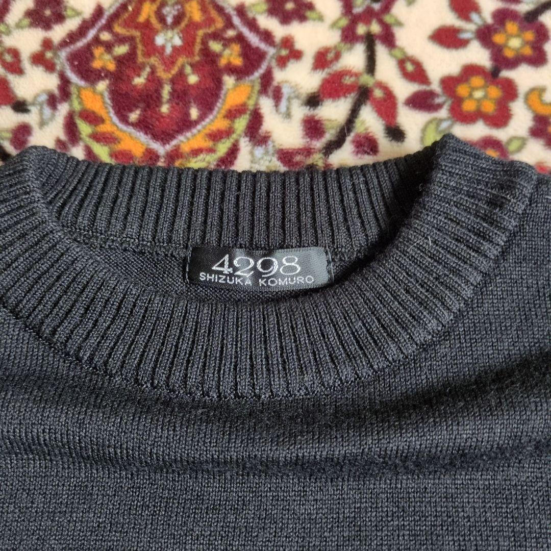 最終お値下げ　未使用　4298シズカコムロレース付きチュニック長袖2024秋冬