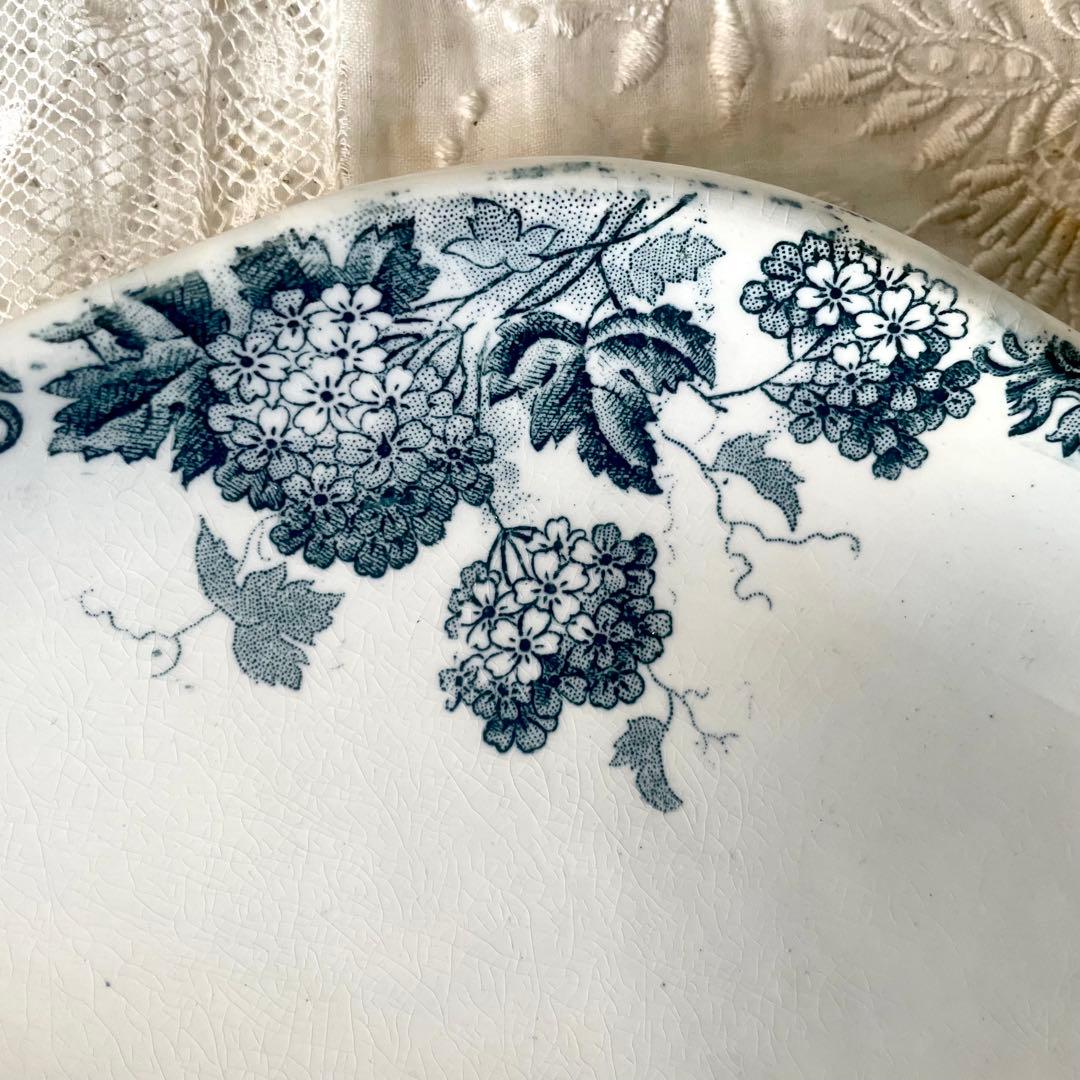 【美品】サンタマン　ブールドネージュ　ラヴィエ　フランスアンティーク　紫陽花