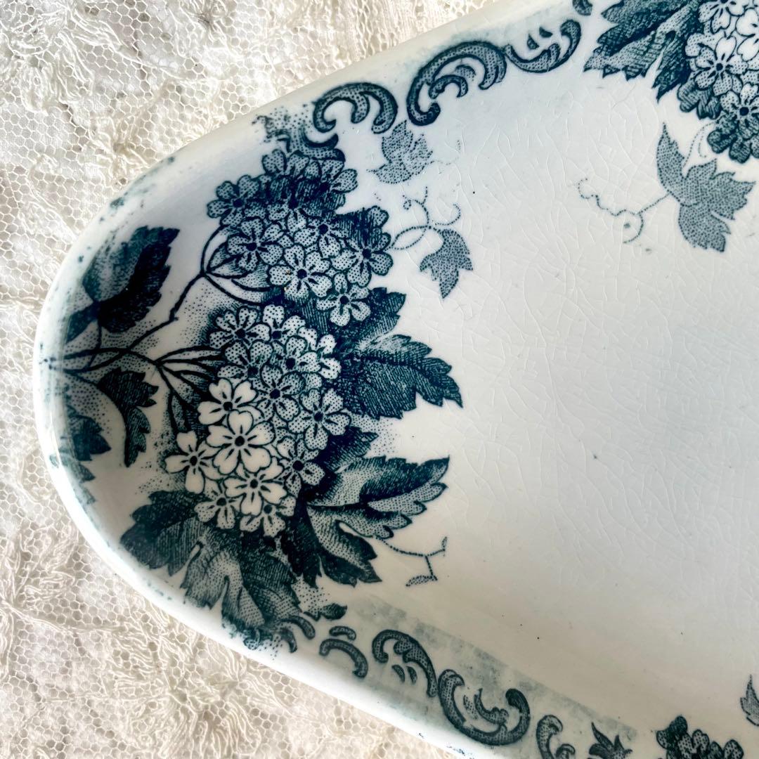 【美品】サンタマン　ブールドネージュ　ラヴィエ　フランスアンティーク　紫陽花