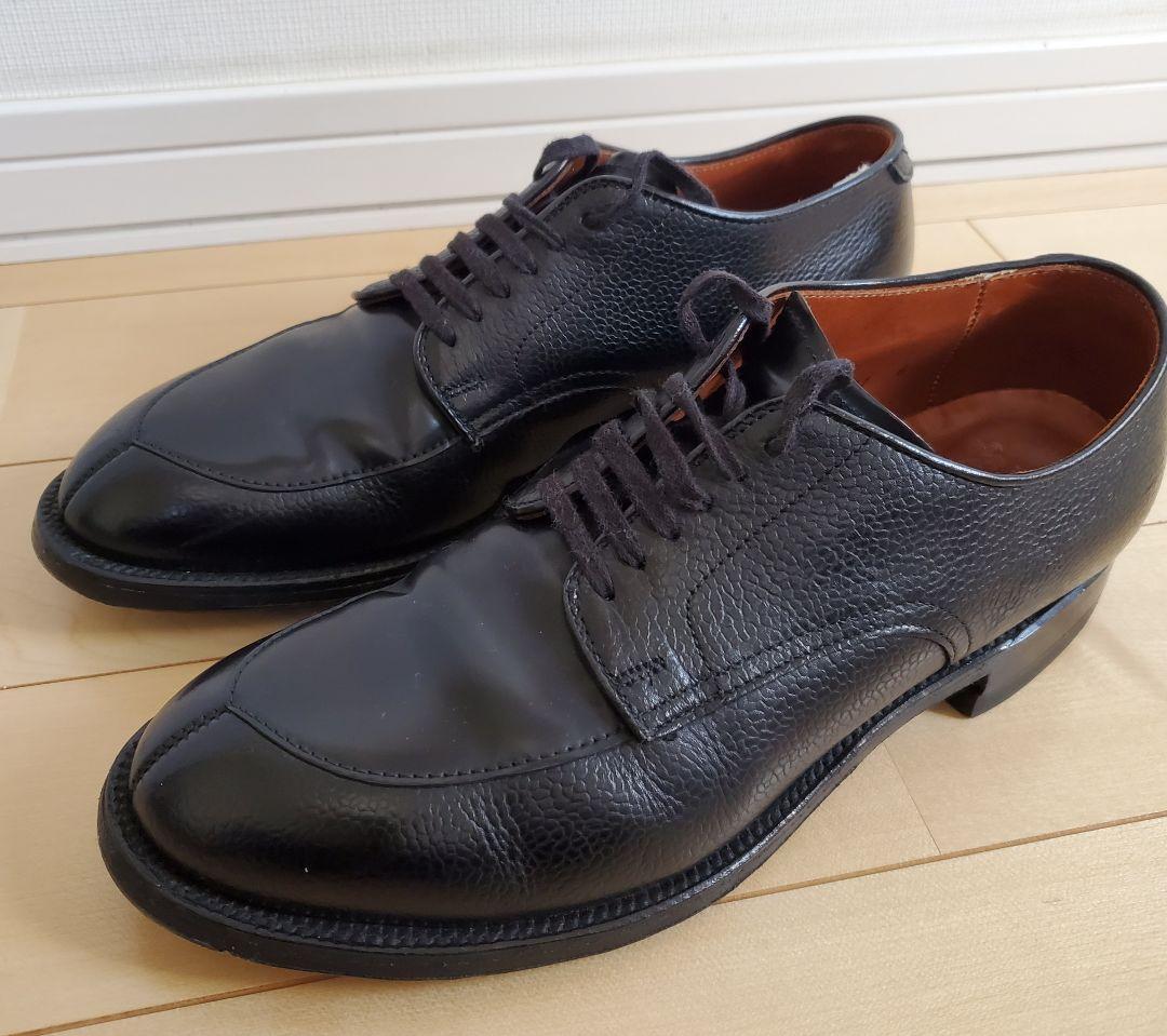 【別注】BEAMS×ALDENスコッチ & コードバン Vチップ7.5 黒