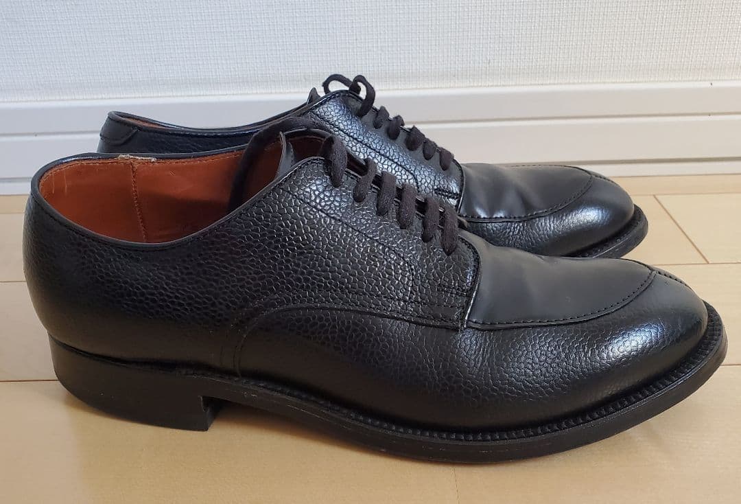 【別注】BEAMS×ALDENスコッチ & コードバン Vチップ7.5 黒