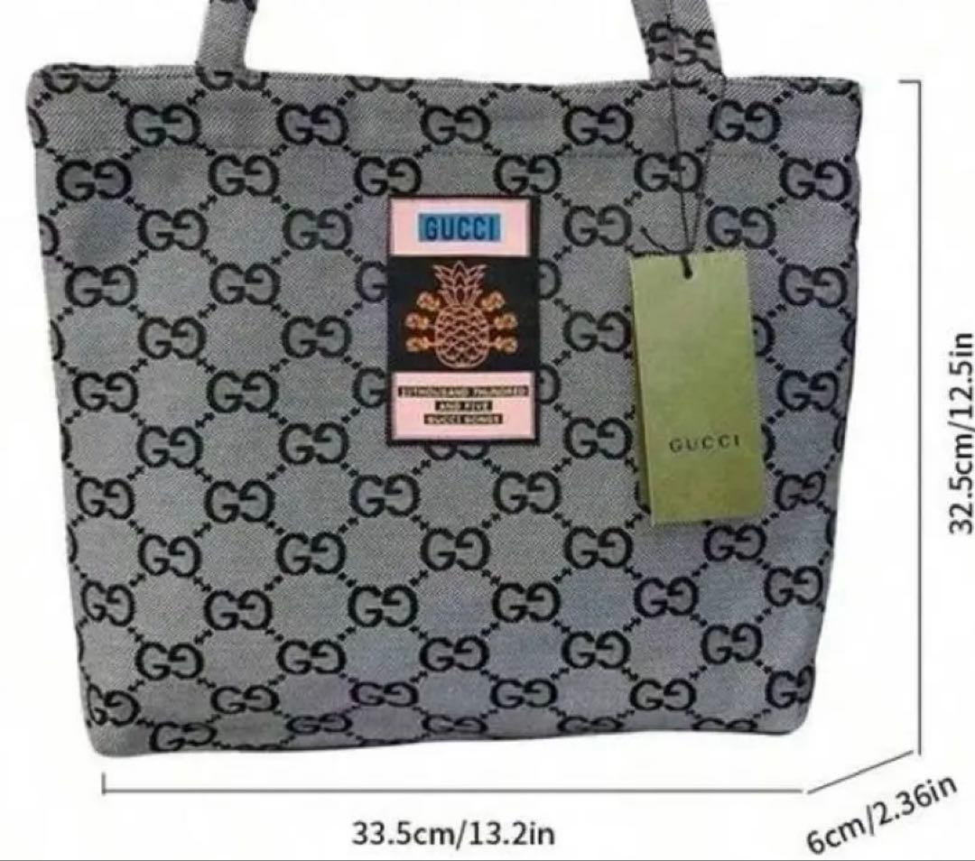 GUCCIロゴキャンバストートバッグ