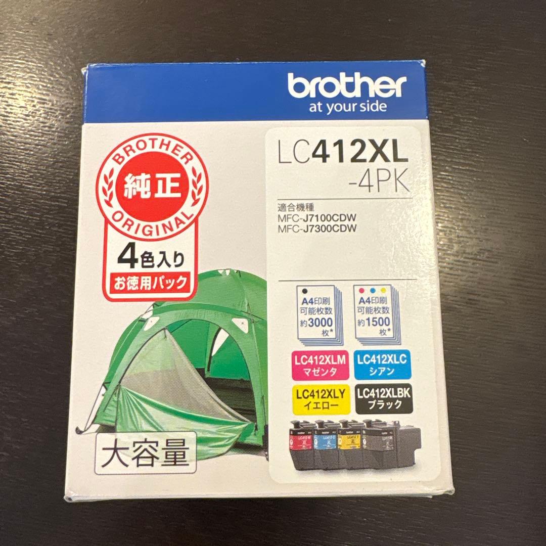 Brother LC412XL-4PK インクカートリッジ