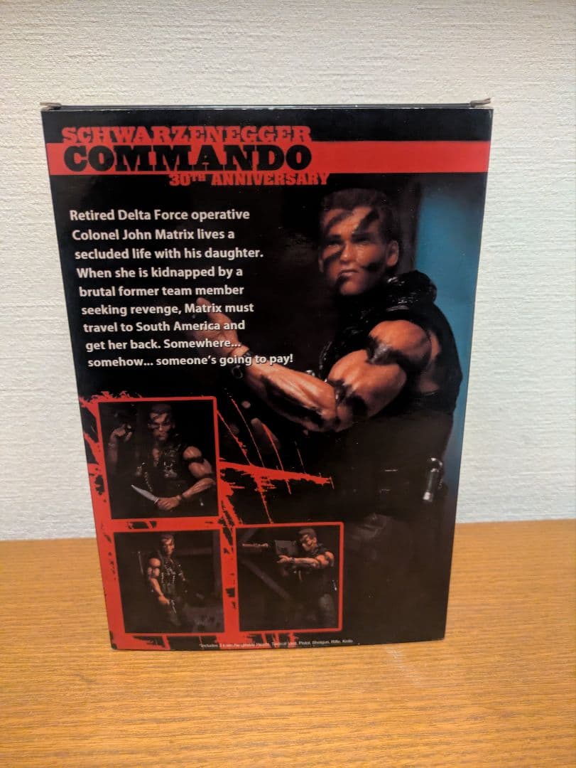 新品★コマンドー　フィギュア★アーノルドシュワルツェネッガー★