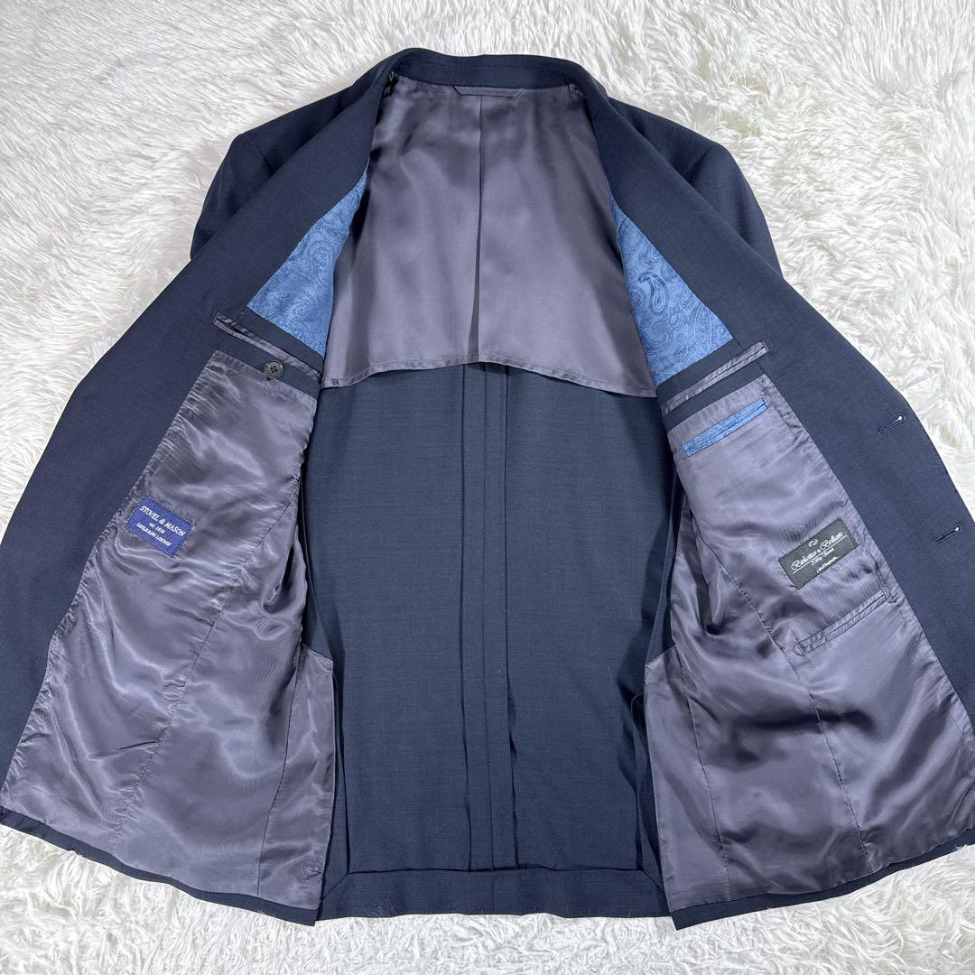 【極美品】サヴィルロウ STOVEL & MAISON スリーピーススーツ Y6