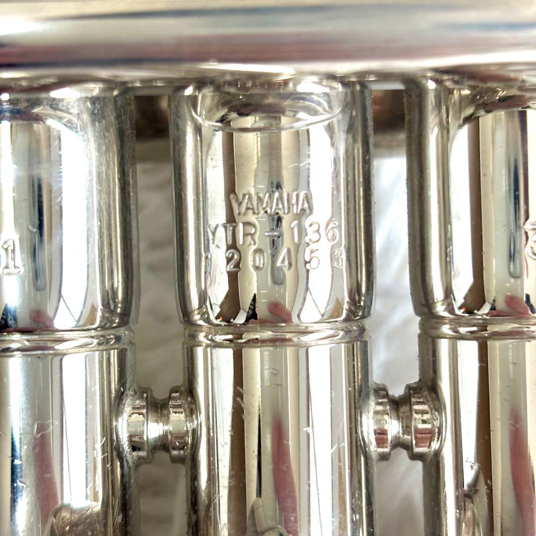 ✨美品✨YAMAHA トランペット YTR-136　YTR136 シルバー