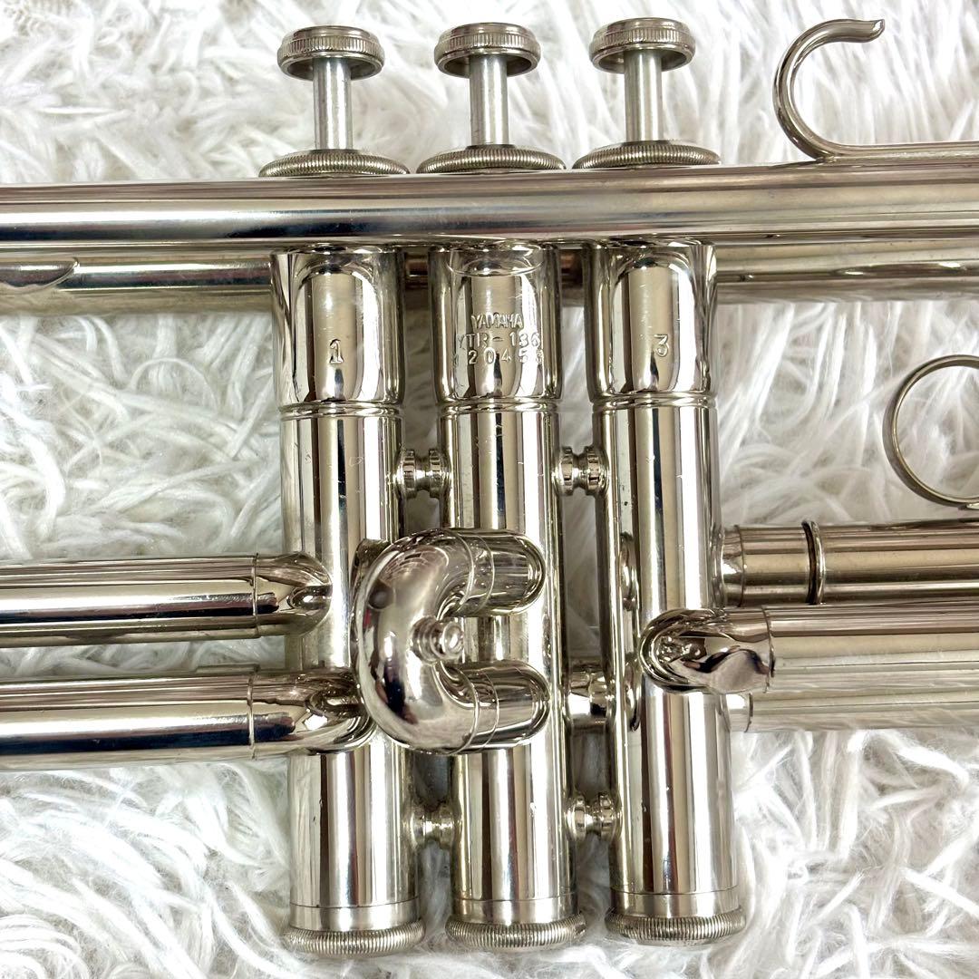 ✨美品✨YAMAHA トランペット YTR-136　YTR136 シルバー