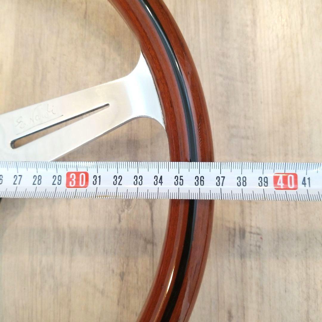 NARDI★ナルディクラシックウッドポリッシュステアリング/【当時物】37Φ