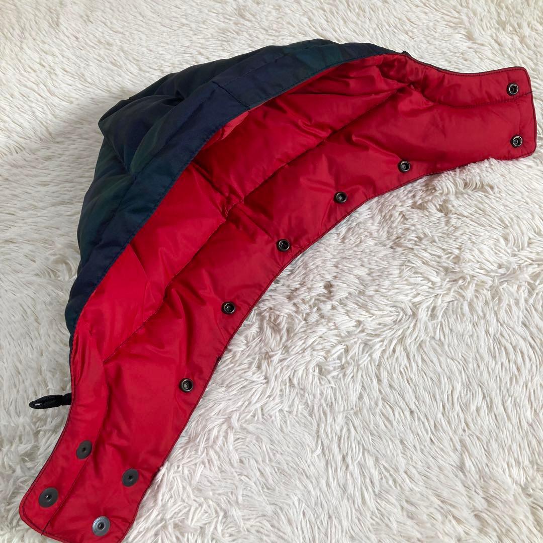 極美品 ポロバイラルフローレン ダウンベスト チェック ブラックウォッチ S