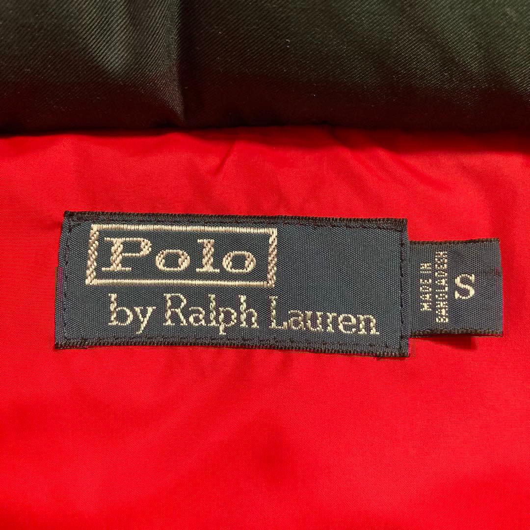 極美品 ポロバイラルフローレン ダウンベスト チェック ブラックウォッチ S