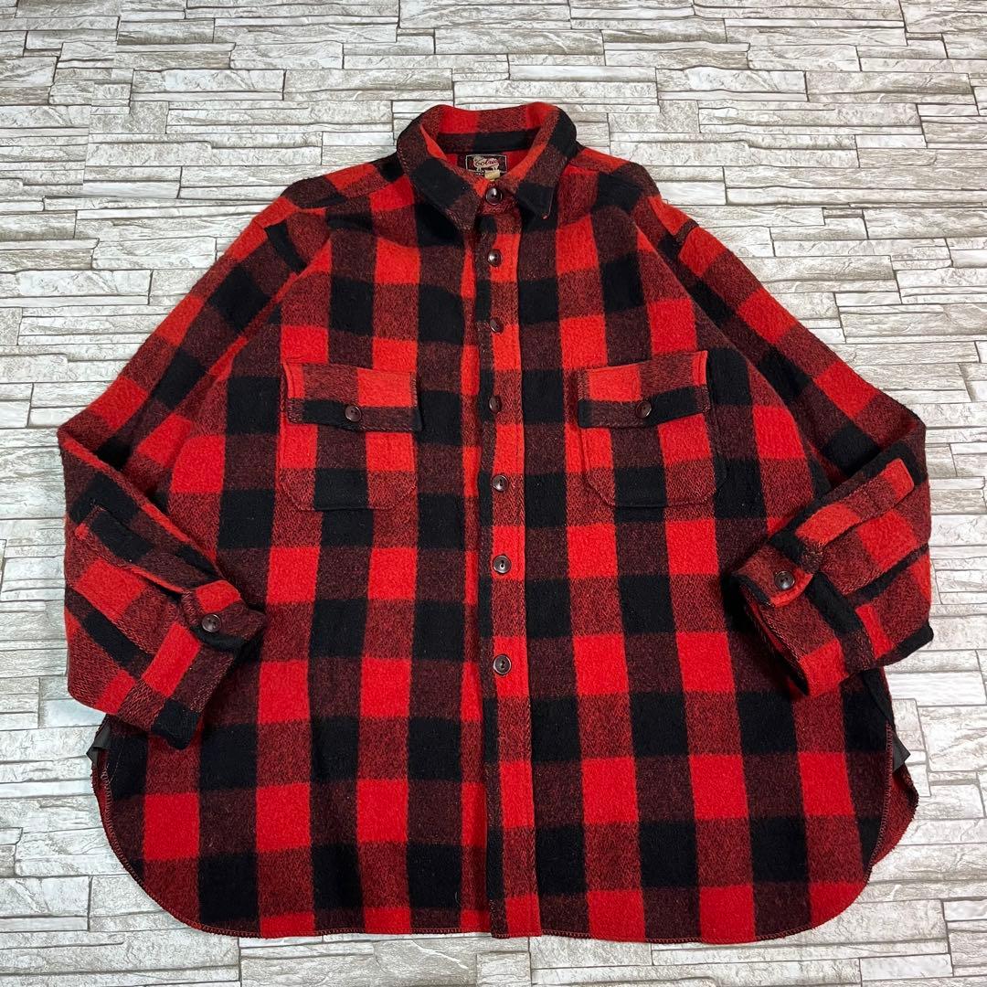 40s Woolrich マッキーノジャケット バッファローチェック ビンテージ