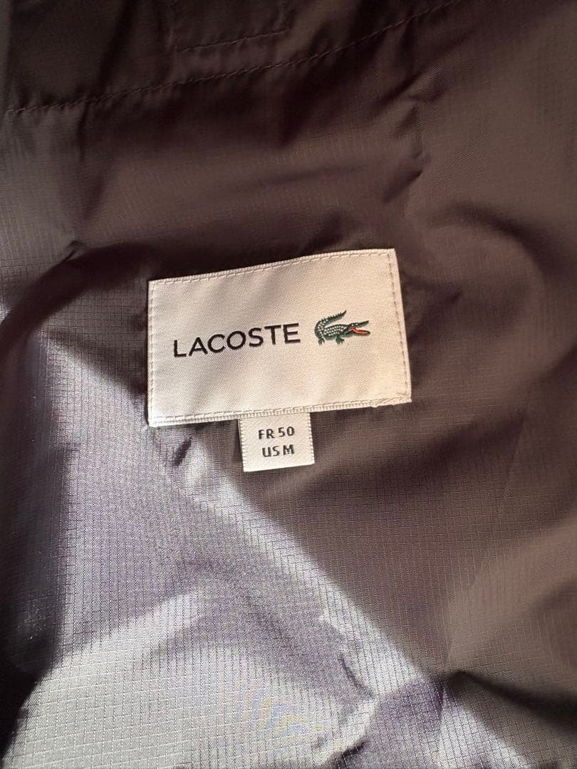 新品未使用、タグ付き！　ラコステ　ダウンベスト