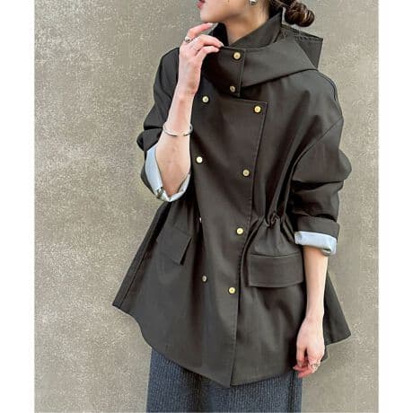 NOBLE ウインドプルーフテントシルエットブルゾン