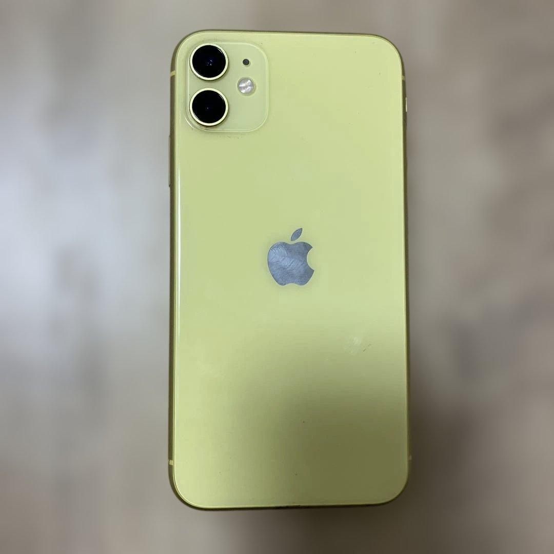 Apple iPhone 11 128GB イエロー　【初期化済み】　箱無し