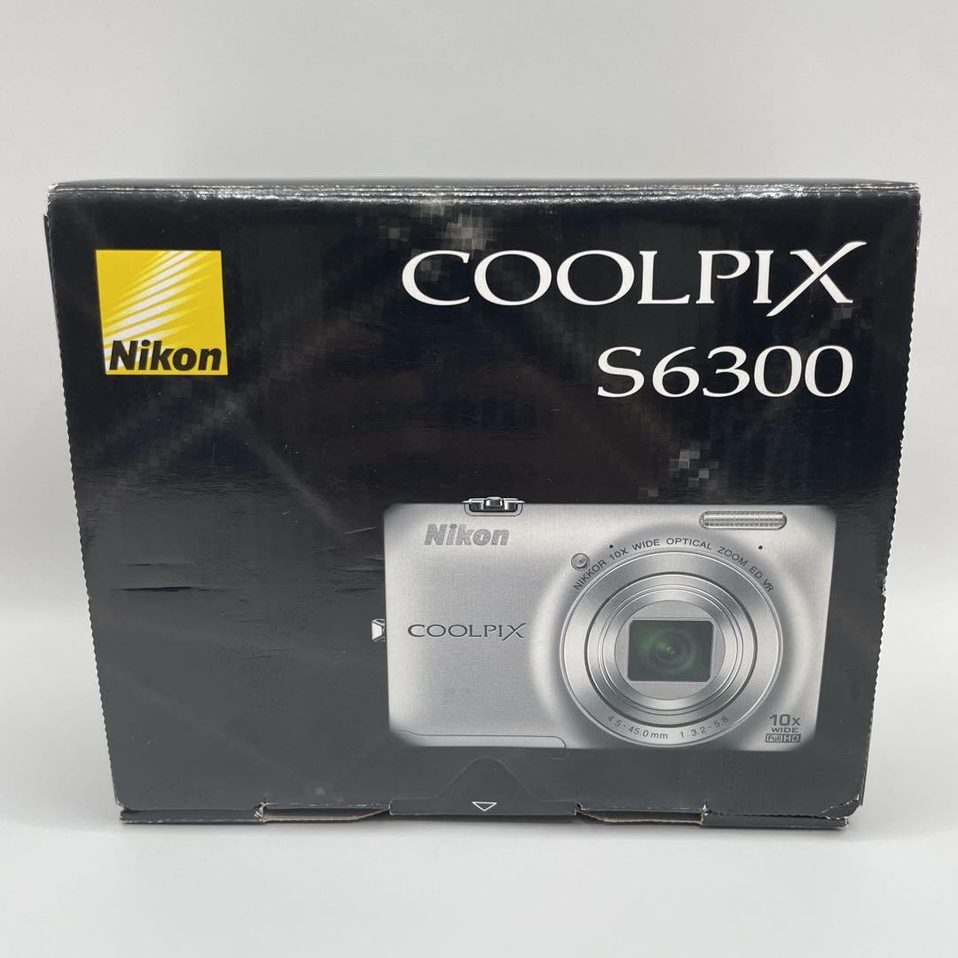 【動作品】Nikon COOLPIX S6300 シルバー コンデジ