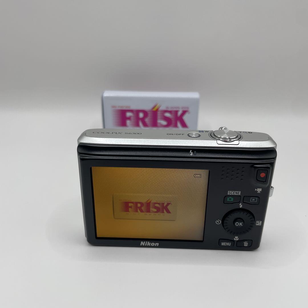 【動作品】Nikon COOLPIX S6300 シルバー コンデジ