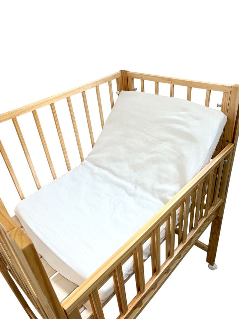 yamatoya ミニサイズトールプラスWオープンミニベビーベッド ナチュラル