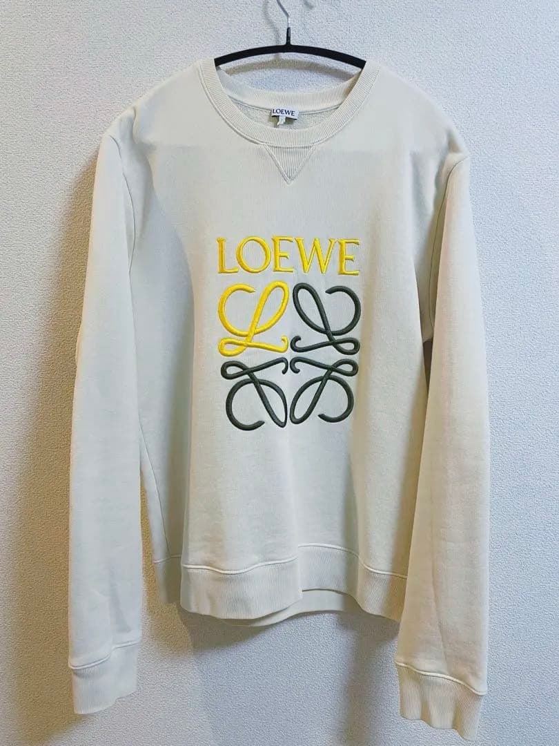 【最終値下げ】LOEWE アナグラム スウェット ベージュ S
