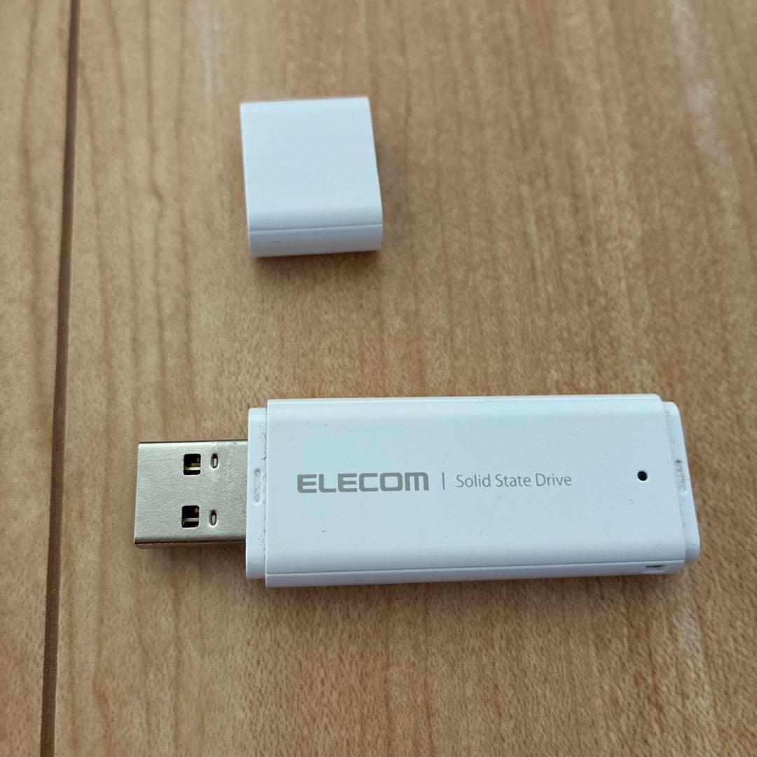 ELECOM 外付けSSD ESD-EMC1000GWH 1TB USB 3.2