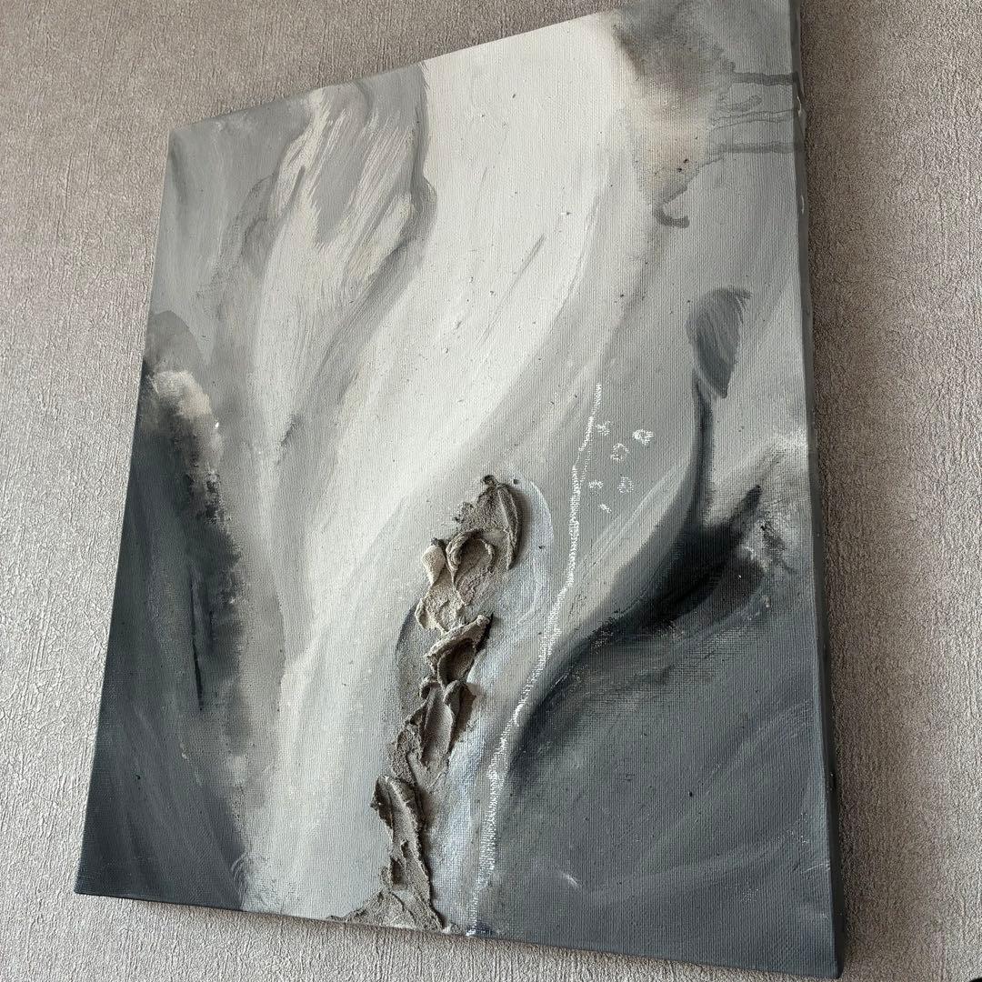 現代アート　45.5×38㎝　大きめ　モダン　アートパネル　インテリア　抽象画