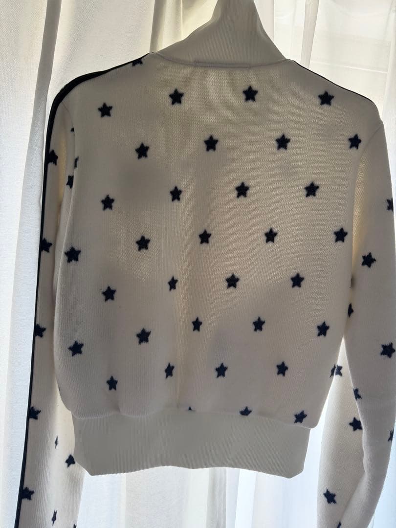 即日発送 SETUPEXE ハートワッペン スタートラックジャケット ホワイト