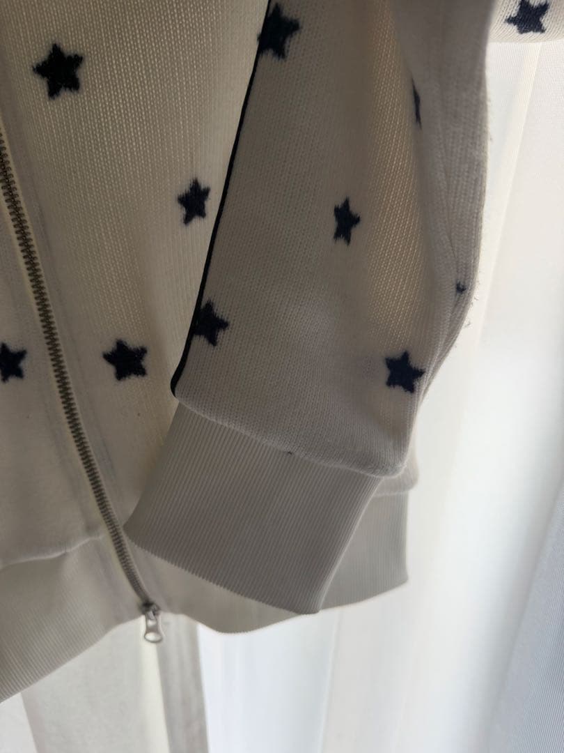 即日発送 SETUPEXE ハートワッペン スタートラックジャケット ホワイト