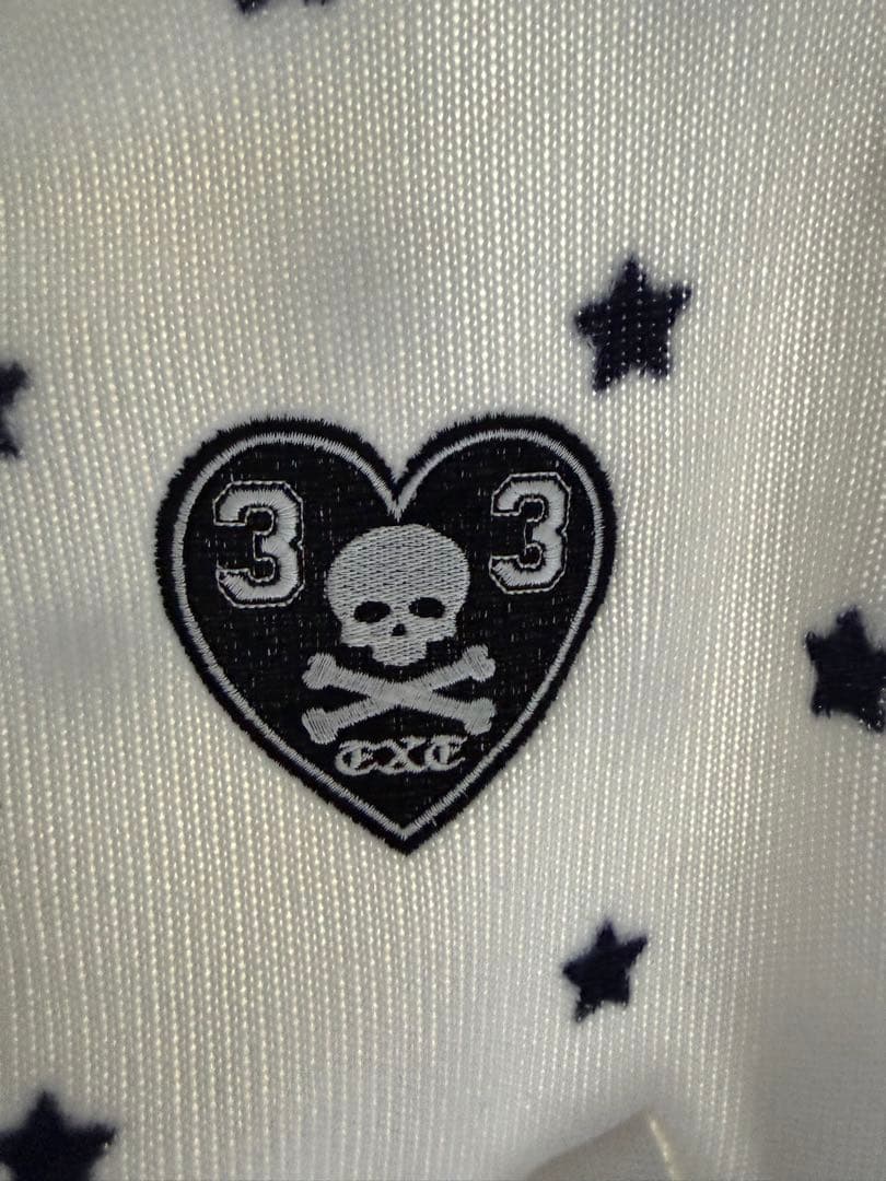 即日発送 SETUPEXE ハートワッペン スタートラックジャケット ホワイト