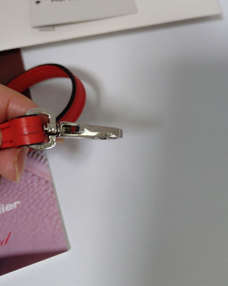 エルベシャプリエ 1660L レザーストラップサンギーヌ